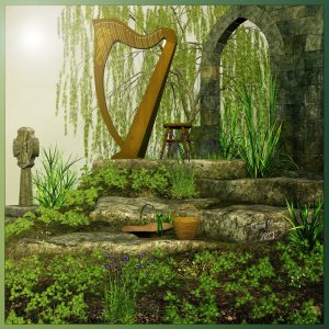 celtic_harp_by_cherishedmemories-d5xwj9u