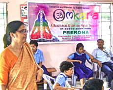 Omkara therapy w/ disabled children