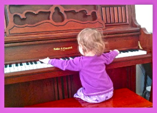 daughter at piano