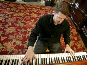 Ryan at the piano