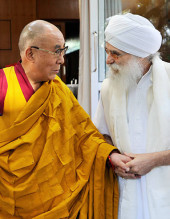 Harijiwan with The Dali Lama