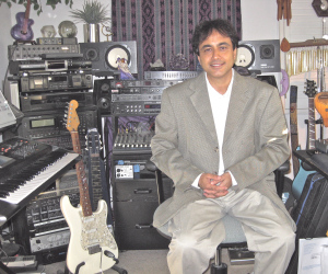 Rupam at Michael Diamond's studio