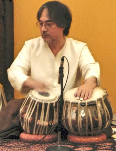 Ray on tabla drum