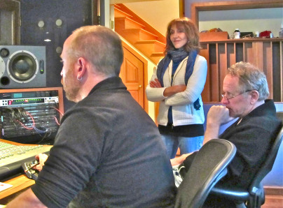 Tom, Will, & Kathryn in the studio