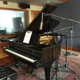 piano at Imaginary Road Studios